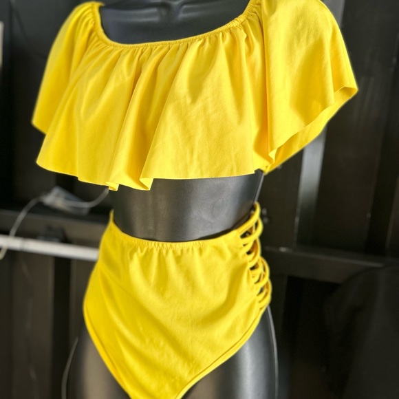 🌊🌸🌺 it’s summer time bright high waisted 2 piece - Picture 2 of 3